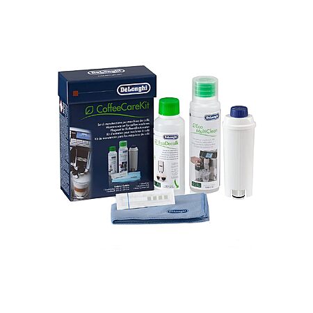 De'Longhi Coffee Care Kit, Essential Coffee Machine Maintenance Products, Suitable for Machines with filters, DLSC306, Black