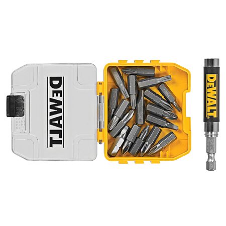 DEWALT 18 pc. Compact Magnetic Drive Guide Set, Yellow (DWAF2058CS)