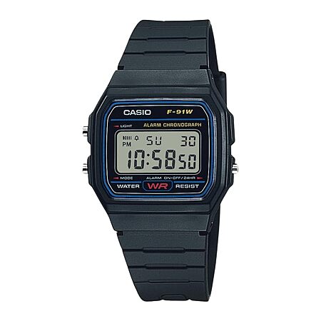 Casio Men's Vintage F91W-1 Resin Strap Digital Sport Watch, Band Width: 18.5 Millimeters