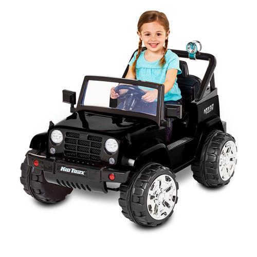 Kid Trax Fun Chaser 6V Battery Powered Ride-On, Black - Walmart $59