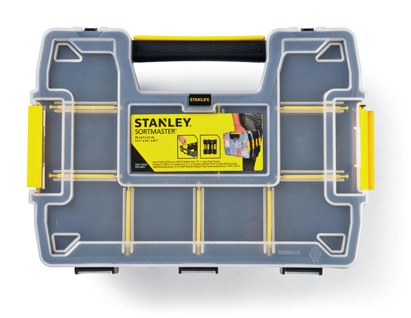 Stanley Sort Master Light 11.5 in. W x 2.9 in. H Storage Organizer Plastic 8 compartments Yellow, $4.99 Ace Hardware