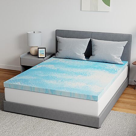 Novilla 2 Inch Cooling Gel Memory Foam Mattress Topper $31.40 w/Prime
