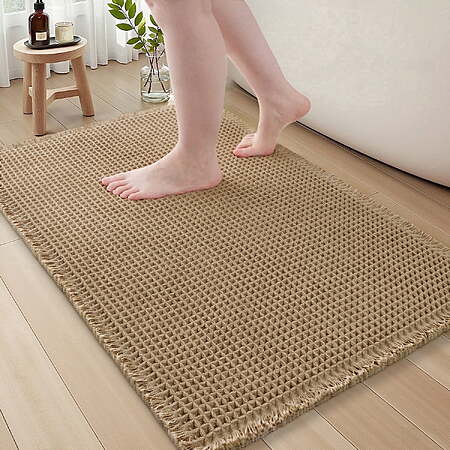 SIXHOME Waffle Bath Rug 17" x 24"