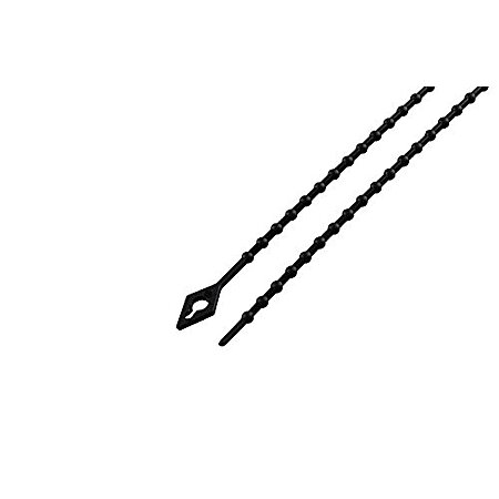 100-Pack 6" South Main Hardware Black Releasable Beaded 18-Lb Cable Ties $1.99 ($0.02 Each)