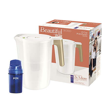 Beautiful by PUR 12 Cup Water Filtration Pitcher