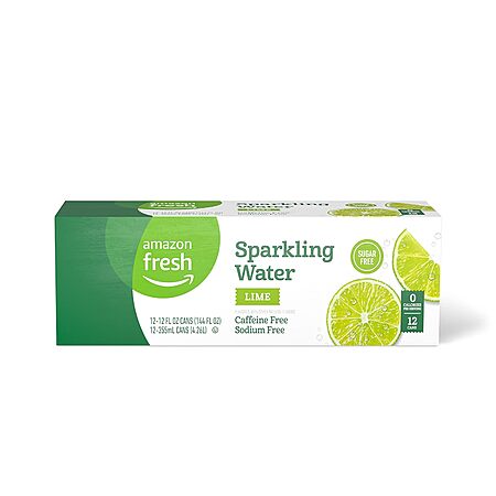 Select Locations: 12-Pack 12-Oz Amazon Fresh Sparkling Water (Various) $2.50