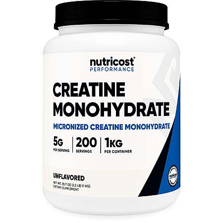 2.2-lb Nutricost Creatine Monohydrate Powder (Unflavored) $16