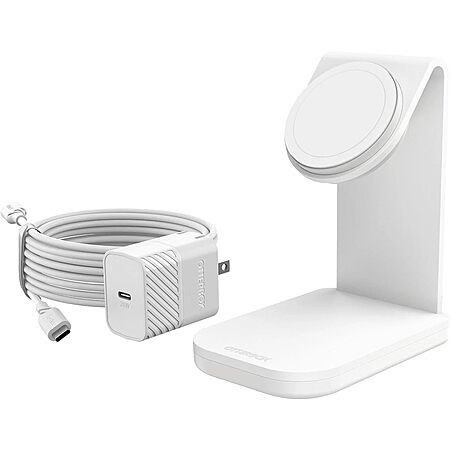 15W OtterBox MagSafe Wireless Charging Stand w/ 20W Wall Charger & 6.6' USB-C Cable $14.95 + Free S/H for Prime Members