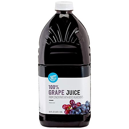 Happy Belly Juice: 64oz Grape or 32oz Lemon $2.01 + Free S&H w/ Prime or $35+