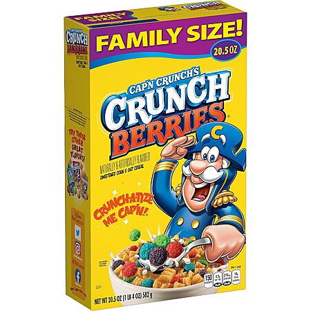 Cap'n Crunch Cereal for $2.58!