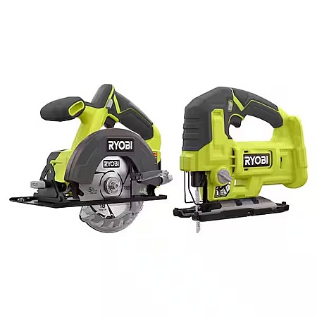 RYOBI ONE+ 18V Cordless 5-1/2" Circular Saw & Jig Saw (Tools Only) $79.90 + Free Shipping
