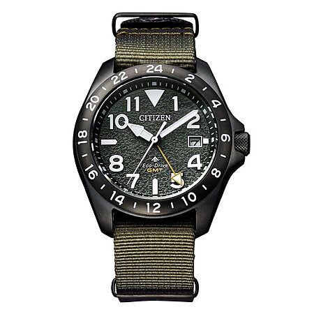 Citizen 39.5mm Promaster Land GMT Eco-Drive Men's Watch (Green Dial) $294 + Free S&H