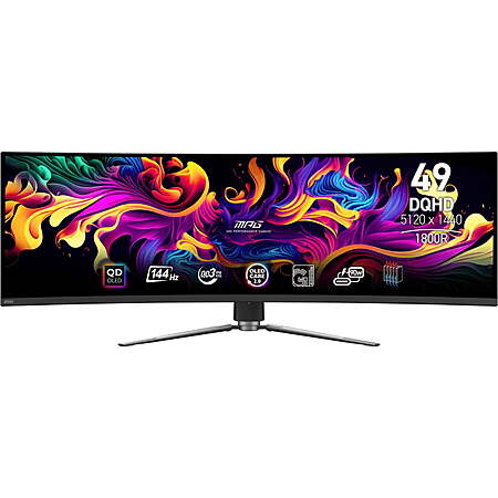 Sam's Club Members: 49" MSI DQHD 5120x1440 144Hz Curved OLED Gaming Monitor $599 + Free S&H w/ Plus