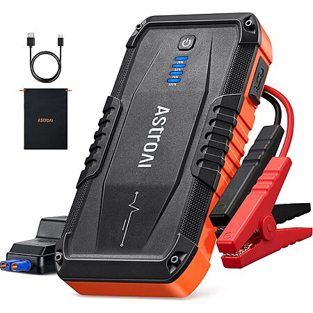 AstroAI S8 8000mAh 1500A 12V Car Battery Jump Starter $19.35 + Free S&H