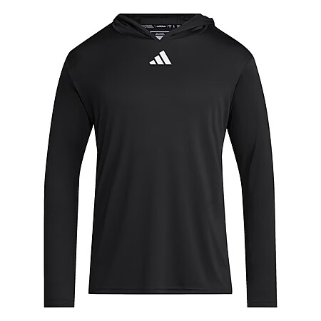 adidas Men's D4T Long Sleeve Lightweight Hoodie (Black) $19 + Free S&H