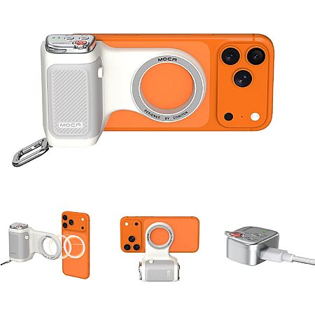 COMITOK MOCA Magnetic iPhone Camera Grip w/ Removable Remote & 1/4" Thread $10