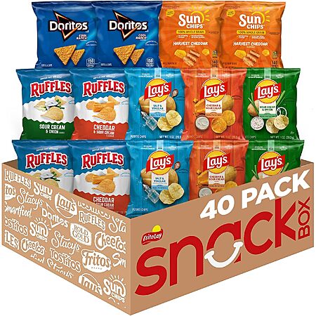 40-Pk 1-Oz Frito Lay Tangy Favorites Mix Variety Pack $15.70 w/ S&S
