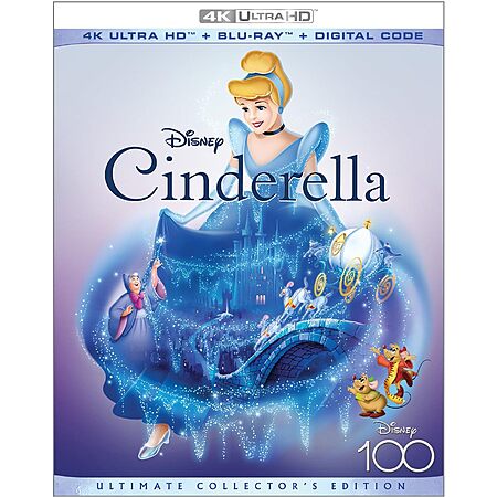 Cinderella (4K UHD + Blu-ray + Digital) $16