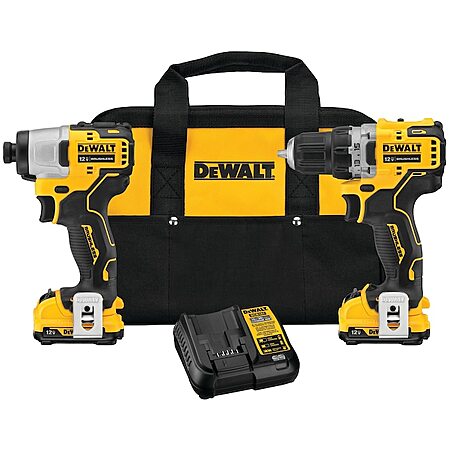 DeWALT Xtreme 12V Max XR Brushless DrilI/Impact Driver Kit w/ 2x 2Ah Batteries $129 + Free S&H