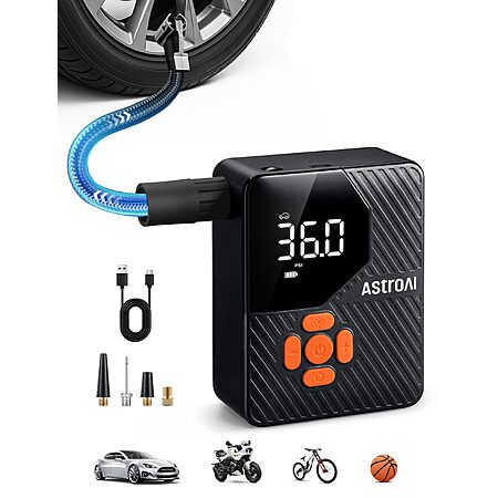 (Amazon Prime Members) AstroAI L7 Mini 150 PSI Tire Inflator $24.99 (50% Off)