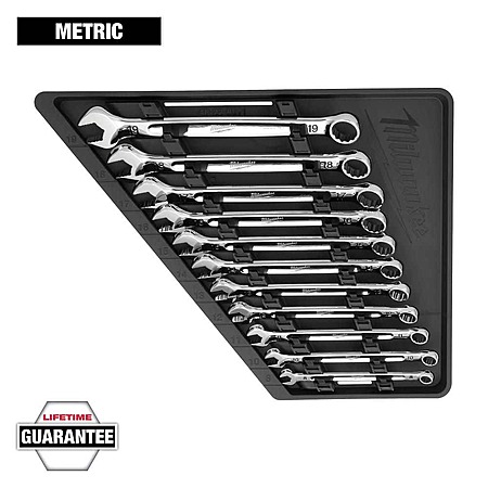 Milwaukee Combination Metric Wrench Set (11-Piece)