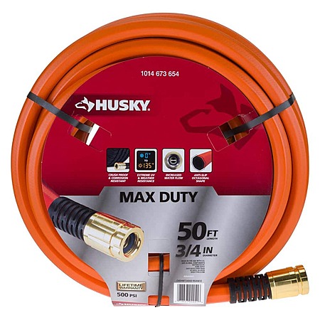 YMMV - Husky 3/4 in. Dia x 50 ft. Max Duty Contractor Hose