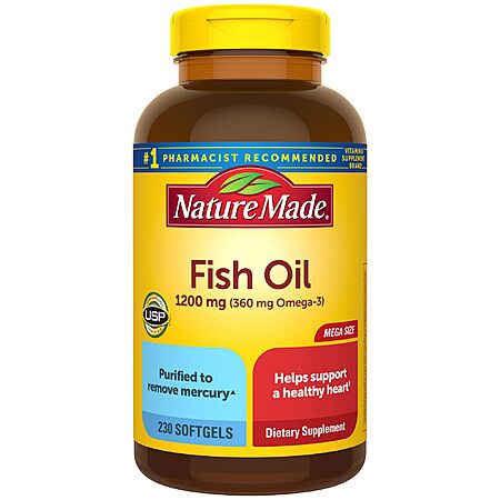 50% Off Nature Made Fish Oil!