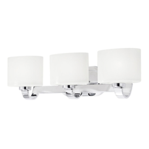 Kichler 3-Light Chrome Modern/Contemporary Vanity Light $23.99 @ Lowes YMMV