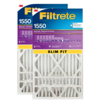 Costco Members: 2-Pack 3M Filtrete Deep Pleat MPR 1550 Filters (Slim Fit) & More $30