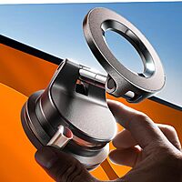 LISEN MagSafe Magnetic Adjustable Suction Cup Car Phone Mount