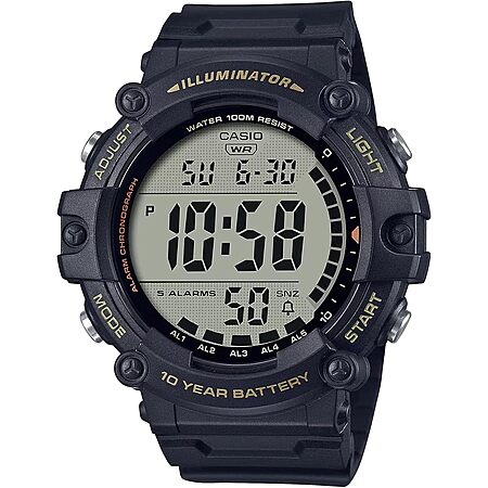 54.4mm Casio Illuminator AE1500WH Men's Digital Watch $24