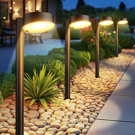 Ahaorigin LED outdoor solar pathway lights