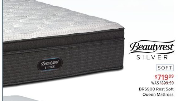 Value City Furniture Black Friday: Beautyrest Silver Queen Mattress for $719.99