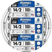 Southwire Romex Brand Simpull Solid Indoor 14/2 W/G NMB Cable 100 Feet - $49.99 - Amazon