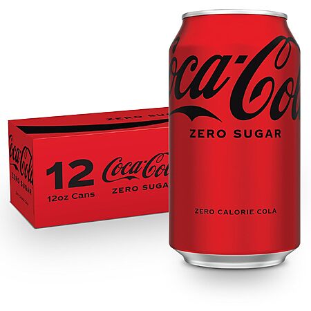 12-Pk 12-Oz Coca-Cola Zero Sugar Soda 4 for $18.75 w/ S&S