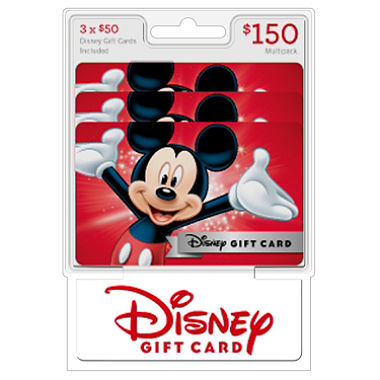 Sam's Club- Disney $150 multi-pack, 3/$50 gift cards - $142.98  Members only