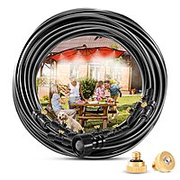 Prime: 50-Foot Water Mister System for Cooling Outdoor Patio, Porch, Deck, Umbrella and More $9.99 + Free Shipping