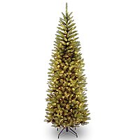 Prime: 6.5 Feet National Tree Company Artificial Pre-Lit Slim Christmas Tree, Green, Kingswood Fir, White Lights $61.99 + Free Shipping