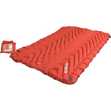 KLYMIT Insulated Double V Inflatable Sleeping Pad, Thick, Lightweight ...