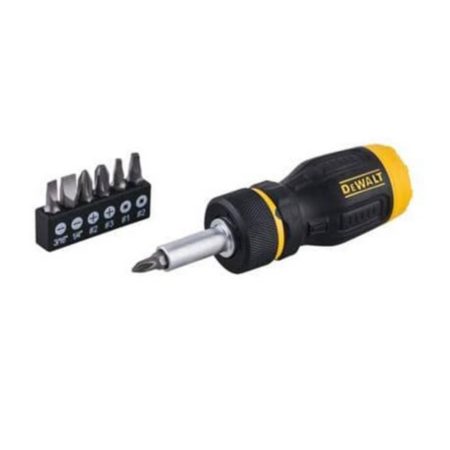 7-Piece DEWALT Multi-Bit Ratcheting Stubby Screwdriver Set $9.95 & More + Free Shipping