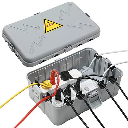 Hrensaw Large Outdoor Electrical Box (12.5x8.5x5inch) IP54 Waterproof Outdoor Outlet Covers $9.99 + Free Shipping w/ Prime or on $35+