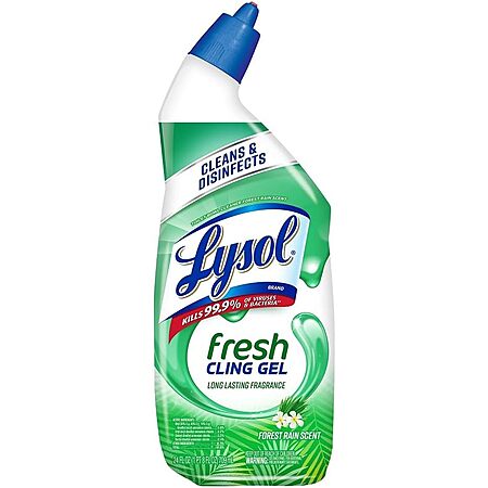 24-Ounce Lysol Toilet Bowl Cleaner (Forest Rain Scent) $1.82 w/ S&S + Free Shipping w/ Prime or $35+
