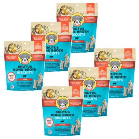 Save on Brutus Bone Broth Dog Biscuits!