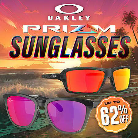 Oakley PRIZM Sunglasses Up to 62% Off!