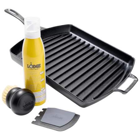 Lodge 12" Cast Iron Grill Pan - $29.99 + Free Shipping!