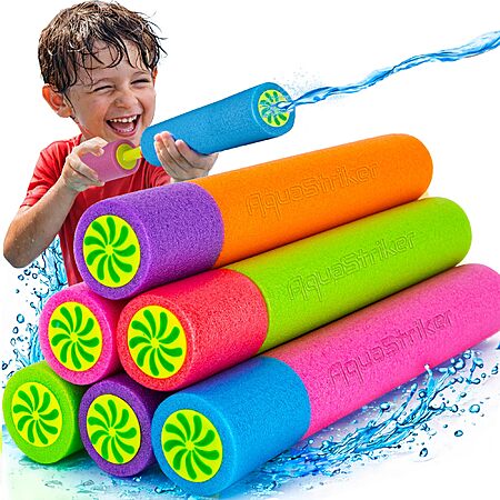 BOGO - 6 Pack Ea. ArtCreativity Swimming Pool Toys Foam Water Blasters 12 for $17.99 ($1.50 ea.) + Free Shipping w/ Prime or on $35+