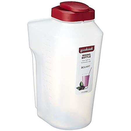 3qt. GoodCook Plastic Beverage Dispenser Mixing Bottle - Red $1.90 + Free S&H w/ Walmart+ or on $35+