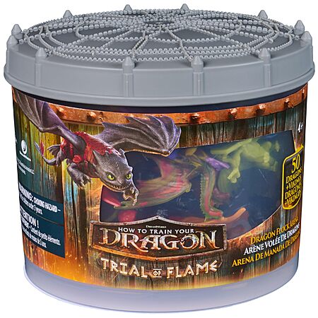 DreamWorks Dragons, World of Berk: Dragon Flock Arena, 50 Collectible Dragons and Vikings Figures $12.10 + Free Shipping w/ Prime or on $35+