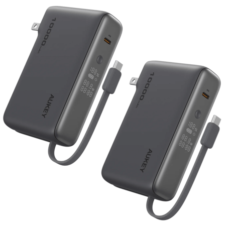 2-Pack: Aukey MixFlex Sling 30W PD 10,000mAh Power Banks $29.99 + Free Shipping