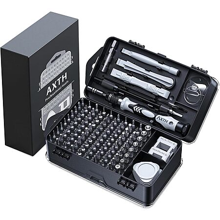 AXTH 115-in-1 Precision Screwdriver & Repair Tool Kit $9.59 + Free Shipping w/ Prime or on $35+